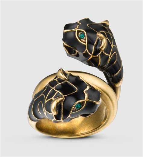 gucci tiger head ring|Gucci tiger head Swarovski.